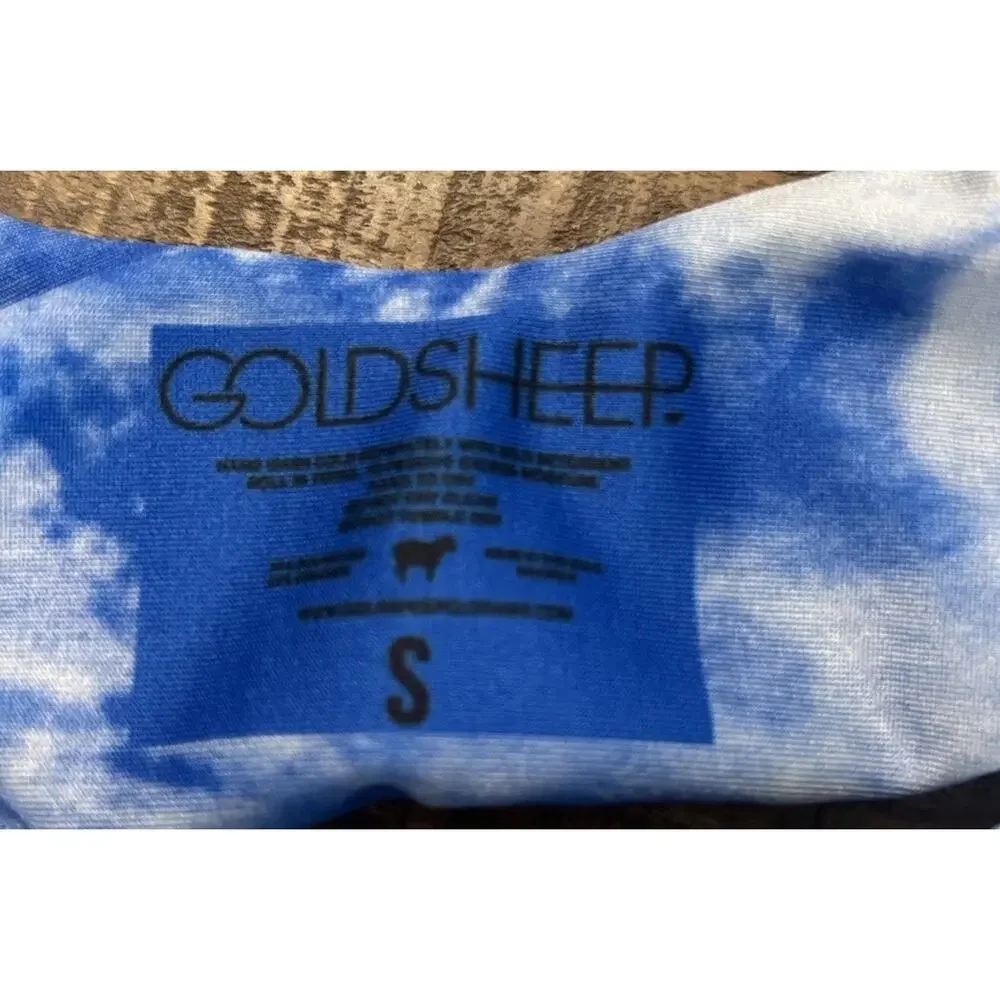Goldsheep Sports Bra Size Small Blue Workout Running